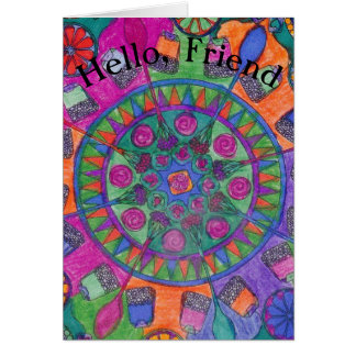 Tea Birthday Card för en vän Hälsningskort