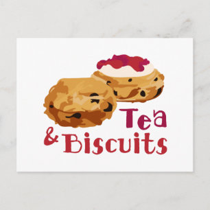 Tea & Biscuits Vykort