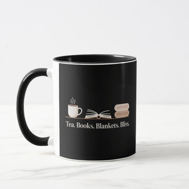 Tea Bokar Blankets Bliss Mysigt Reader Mugg (Vänster)