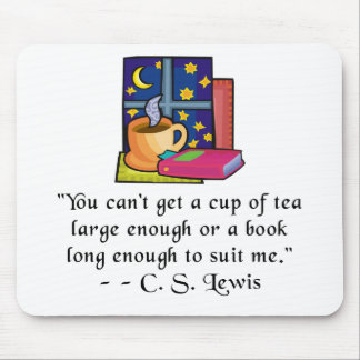 Tea- & bokw-citationstecken Mousepad Musmatta