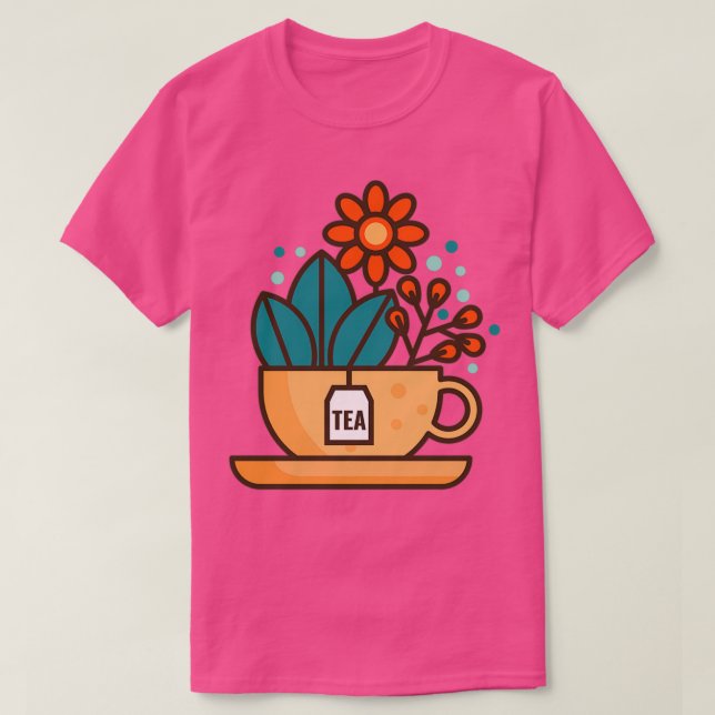 Tea cap t shirt (Design framsida)