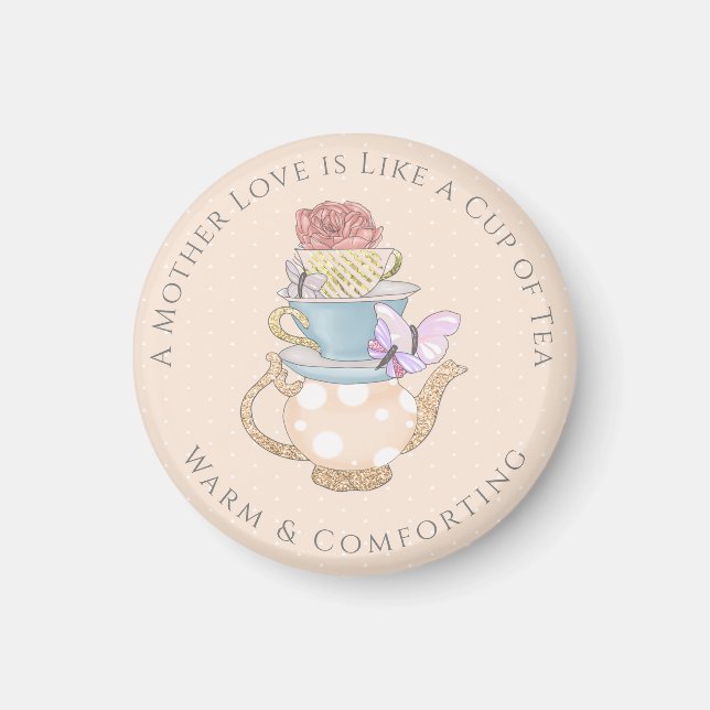 Tea Citotes Tea Party favors Magnet (Framsidan)