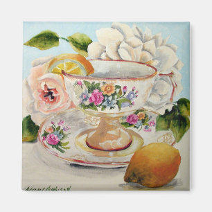 Tea & citronmagnet magnet
