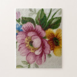 Tea Cup Floral Bouquet Pussel
