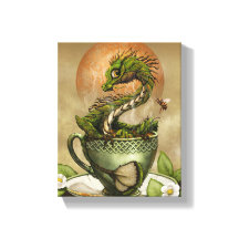 Tea Dragon 8x10-Kanvastryck