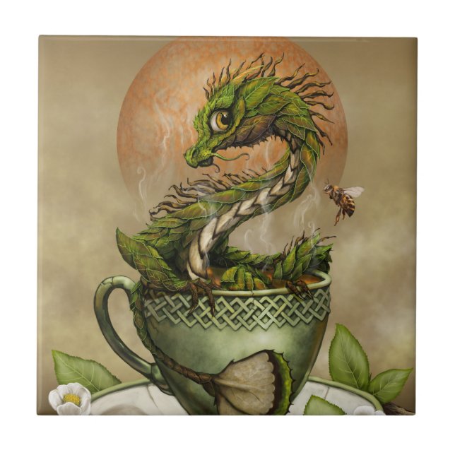 Tea Dragon Tile Kakelplatta (Framsidan)