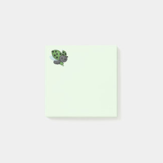 Tea Drinking Ladybug Post-it Notes Block