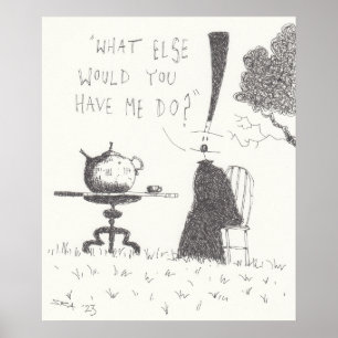 Tea Drinking Poster