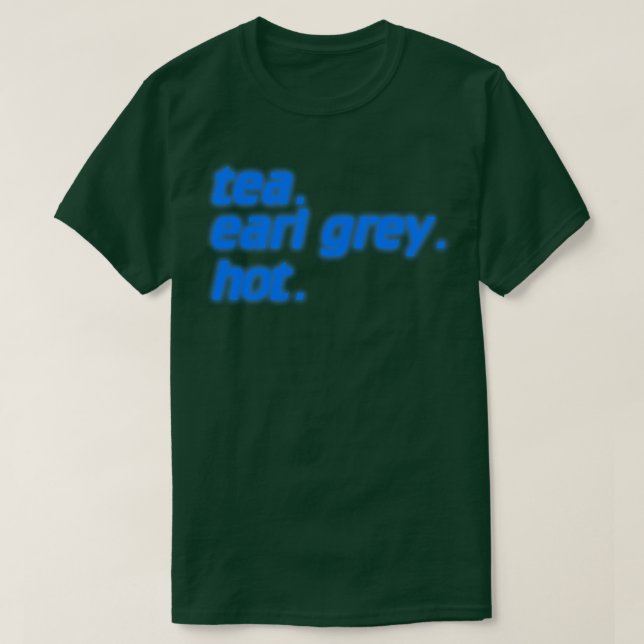 Tea Earl Grått Hett Kredit Typografi T Shirt (Design framsida)