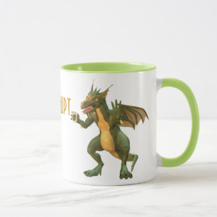 Tea- eller kaffedrake mugg