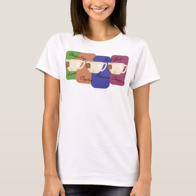 Tea Flavors T-Shirt (Framsida)