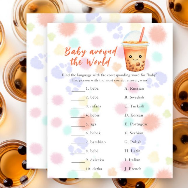 Tea för barnkalas - Baby runt hela världen spel (Skapare uppladdad)