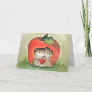 "Tea för" kort för hälsning två