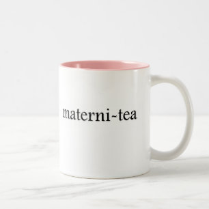 Tea för Materni-tea moderskapScripture & kaffemug Två-Tonad Mugg