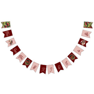 "Tea for the Bride to be" Berry Banner Vimplar