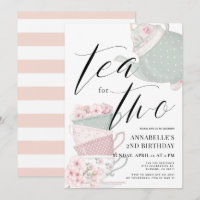 Tea för två tea Party, andra födelsedagen