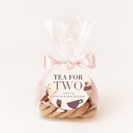 Tea for Two | Babykläder för Tea Party Gåvor Etiketter