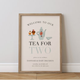 Tea for Two | Blåstövel för Tea Party Poster