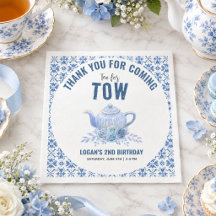 Tea for Two – Blommig 2-års födelsedagsfest