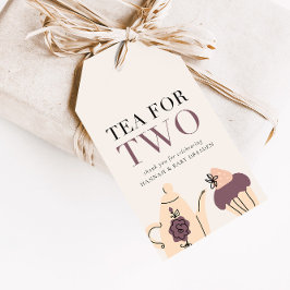 Tea for Two | Favoriter för Bebisjukaren Tea Party Presentetikett