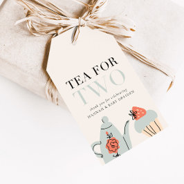 Tea for Two | Favoriter för Bebisjukaren Tea Party Presentetikett