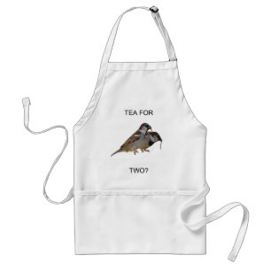 Tea for Two Sparrow Apron Förkläde