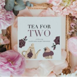 Tea for Two | Tea Party Baby Shower Party Pappersservett