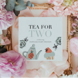 Tea for Two | Tea Party Baby Shower Party Pappersservett