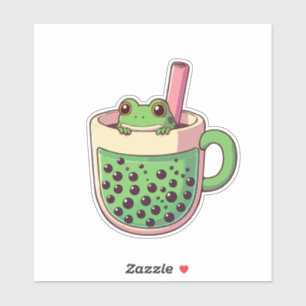 Tea Frog Klistermärken