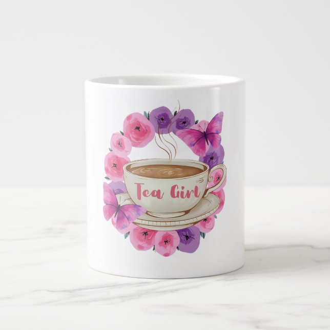 Tea Girl Specialty Mug Jumbo Mugg (Framsidan)