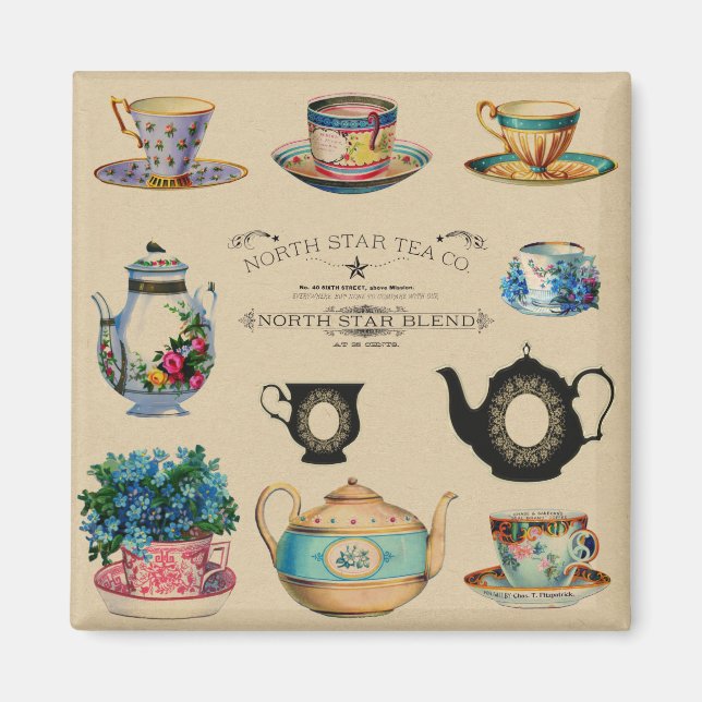 Tea gör allt bättre magnet (Framsidan)