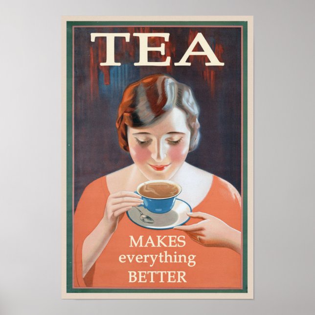 Tea gör allt bättre poster (Framsidan)