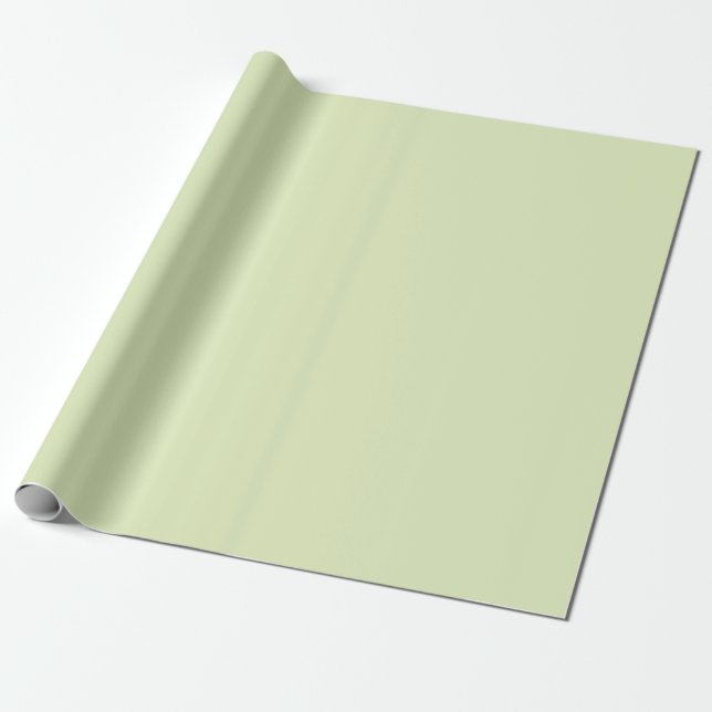 Tea Grönt Solid Blank Färg Presentpapper (Utrullad)