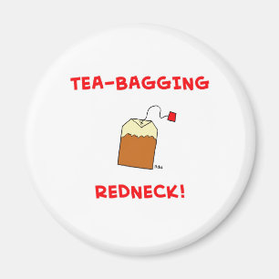 tea-hänga lös rednecken magnet