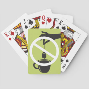 Tea hänger lös kortlek