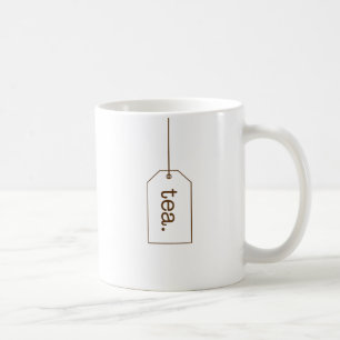 Tea hänger lös märkrekaffemuggen kaffemugg
