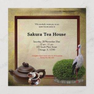 Tea House Grand Open Inbjudningar