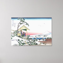 Tea house i Koishikawa Canvastryck