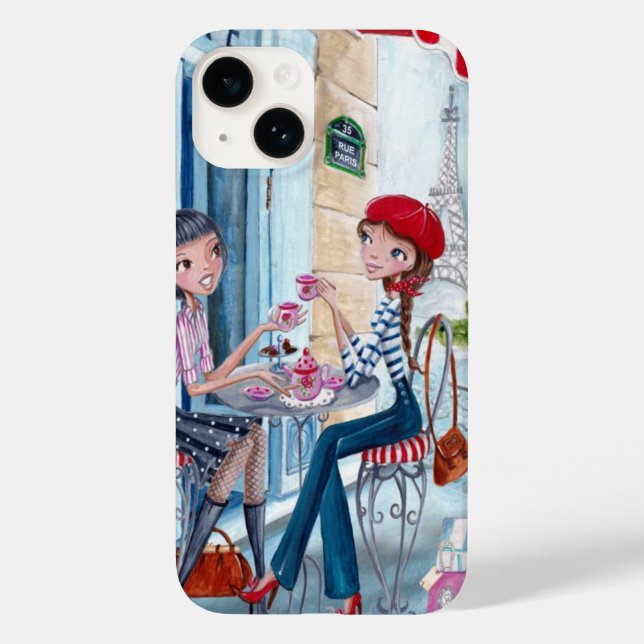 Tea i Paris Girls | Telefon 7 fodral (Baksida)