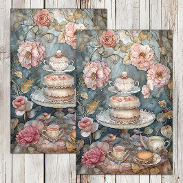 TEA I RO GARDEN DECOUPAGE TISSUE PAPER