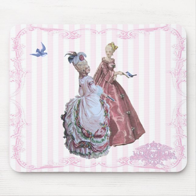 Tea i roträdgården på Versailles Mousepad Musmatta (Framsidan)