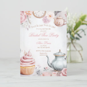 Tea Inbjudningskort för möhippan, Alice möhippa te