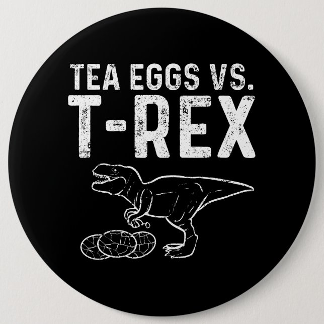 Tea Infuser against T Rex Dinosaur Dino Eggs Knapp (Framsida)
