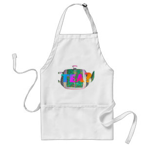 Tea? Klassiskt Apron Förkläde