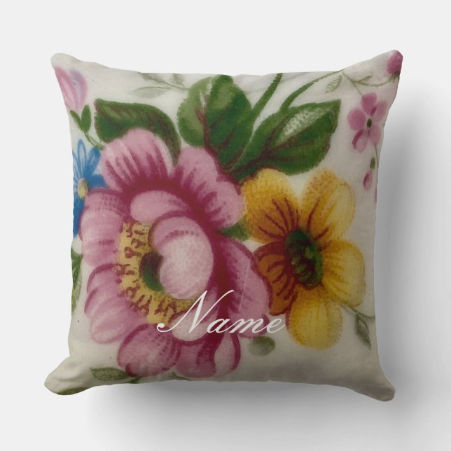 Tea Kopp Blommigt Bouquet Kudde (Framsida)