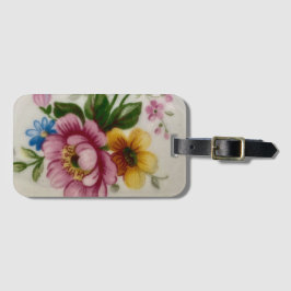 Tea Kopp Blommigt Bouquet Luggage Tag Bagagebricka