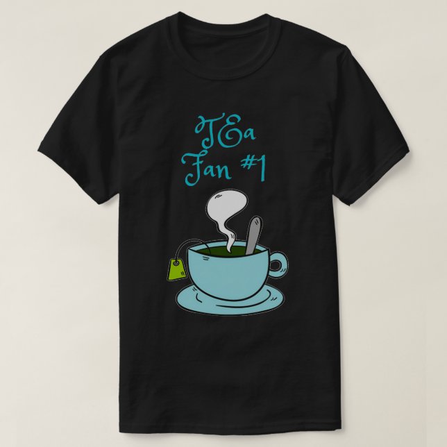 Tea kopp-design för te älskare t shirt (Design framsida)