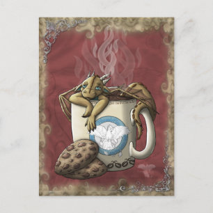 [Tea Kopp Dragon] Kaffe Vykort