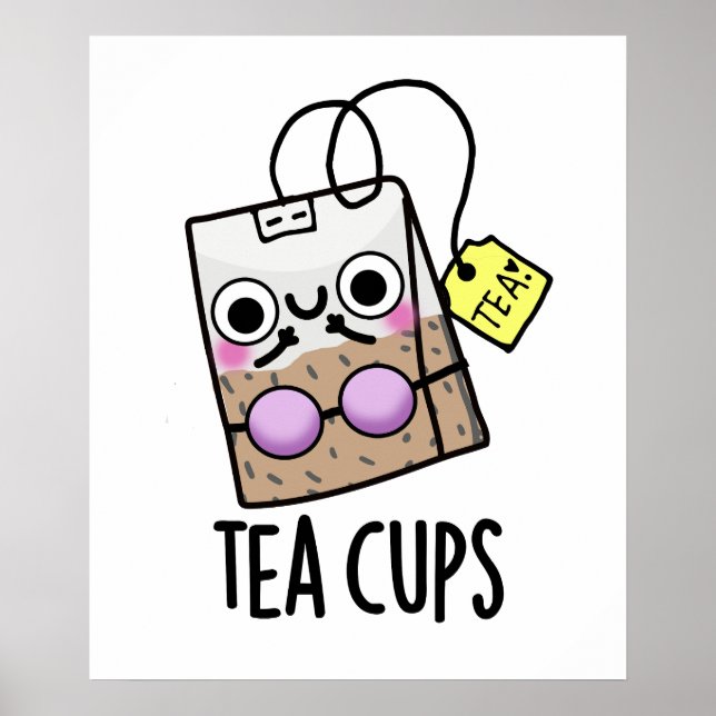 Tea Kopp Funny Bra Puns Poster (Framsidan)