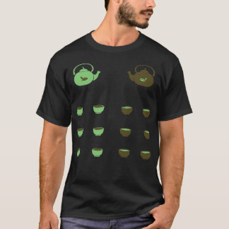 Tea kopp och teapott t shirt